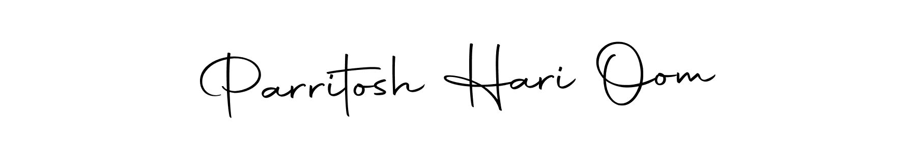 Parritosh Hari Oom stylish signature style. Best Handwritten Sign (Autography-DOLnW) for my name. Handwritten Signature Collection Ideas for my name Parritosh Hari Oom. Parritosh Hari Oom signature style 10 images and pictures png
