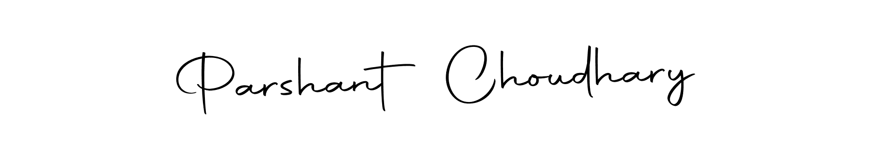 Design your own signature with our free online signature maker. With this signature software, you can create a handwritten (Autography-DOLnW) signature for name Parshant Choudhary. Parshant Choudhary signature style 10 images and pictures png