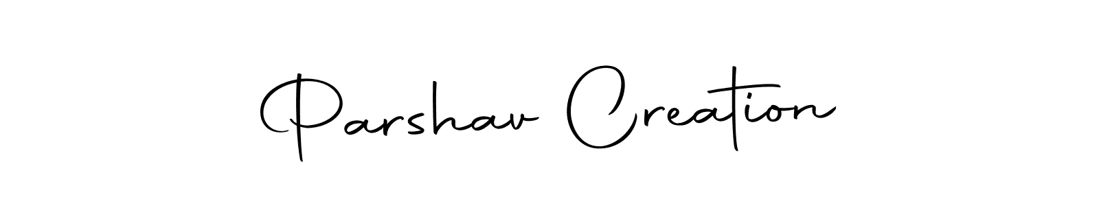 Design your own signature with our free online signature maker. With this signature software, you can create a handwritten (Autography-DOLnW) signature for name Parshav Creation. Parshav Creation signature style 10 images and pictures png