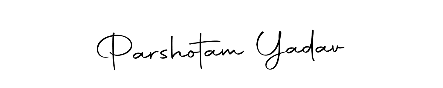Make a beautiful signature design for name Parshotam Yadav. Use this online signature maker to create a handwritten signature for free. Parshotam Yadav signature style 10 images and pictures png