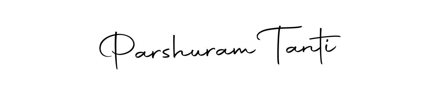 How to make Parshuram Tanti name signature. Use Autography-DOLnW style for creating short signs online. This is the latest handwritten sign. Parshuram Tanti signature style 10 images and pictures png