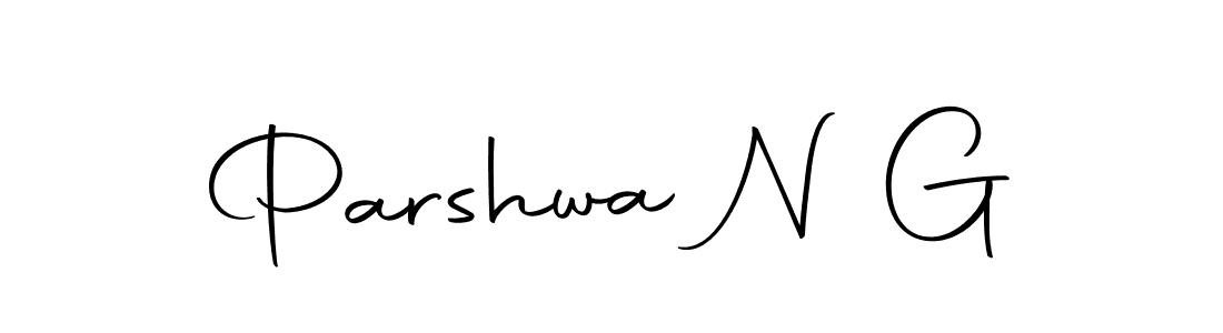 Create a beautiful signature design for name Parshwa N G. With this signature (Autography-DOLnW) fonts, you can make a handwritten signature for free. Parshwa N G signature style 10 images and pictures png