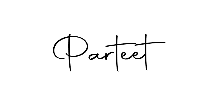 You should practise on your own different ways (Autography-DOLnW) to write your name (Parteet) in signature. don't let someone else do it for you. Parteet signature style 10 images and pictures png