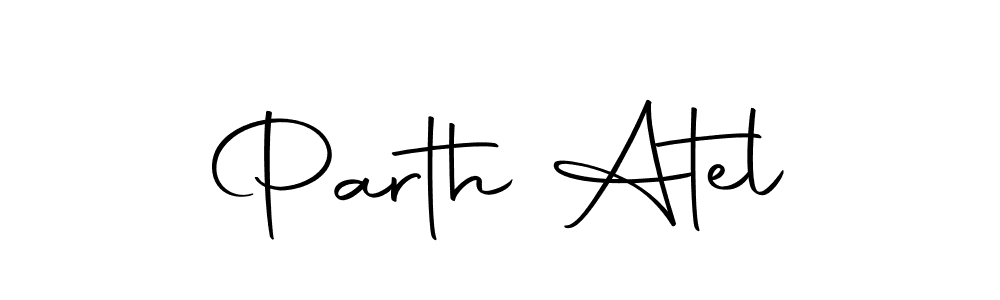 Make a beautiful signature design for name Parth Atel. Use this online signature maker to create a handwritten signature for free. Parth Atel signature style 10 images and pictures png