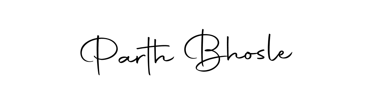 Create a beautiful signature design for name Parth Bhosle. With this signature (Autography-DOLnW) fonts, you can make a handwritten signature for free. Parth Bhosle signature style 10 images and pictures png