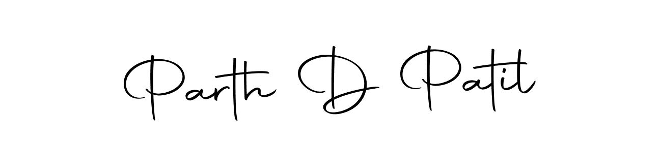Use a signature maker to create a handwritten signature online. With this signature software, you can design (Autography-DOLnW) your own signature for name Parth D Patil. Parth D Patil signature style 10 images and pictures png