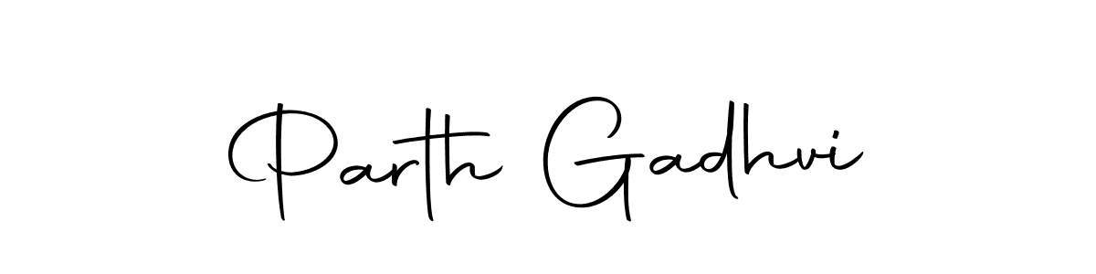 Create a beautiful signature design for name Parth Gadhvi. With this signature (Autography-DOLnW) fonts, you can make a handwritten signature for free. Parth Gadhvi signature style 10 images and pictures png