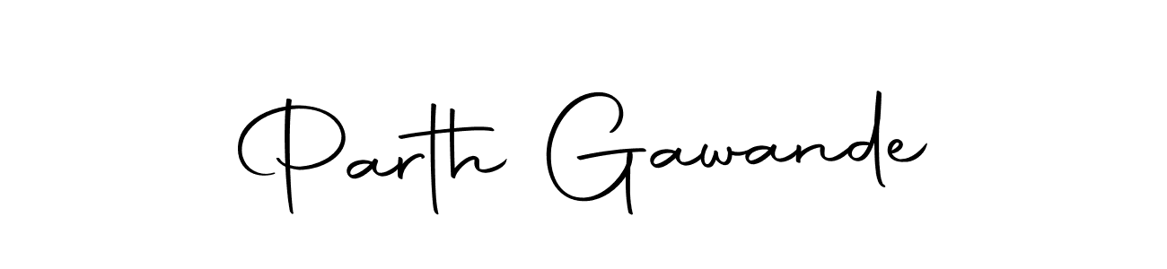 Parth Gawande stylish signature style. Best Handwritten Sign (Autography-DOLnW) for my name. Handwritten Signature Collection Ideas for my name Parth Gawande. Parth Gawande signature style 10 images and pictures png