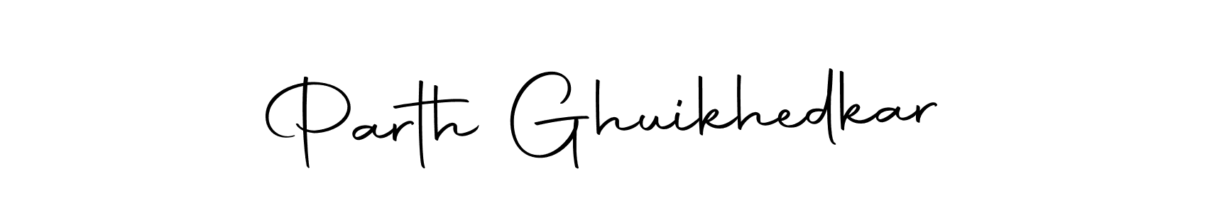 Parth Ghuikhedkar stylish signature style. Best Handwritten Sign (Autography-DOLnW) for my name. Handwritten Signature Collection Ideas for my name Parth Ghuikhedkar. Parth Ghuikhedkar signature style 10 images and pictures png