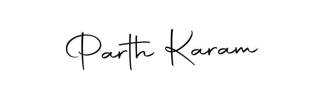 Make a short Parth Karam signature style. Manage your documents anywhere anytime using Autography-DOLnW. Create and add eSignatures, submit forms, share and send files easily. Parth Karam signature style 10 images and pictures png