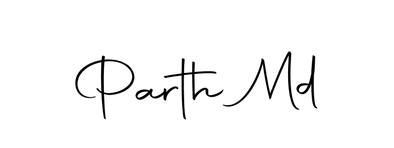 This is the best signature style for the Parth Md name. Also you like these signature font (Autography-DOLnW). Mix name signature. Parth Md signature style 10 images and pictures png