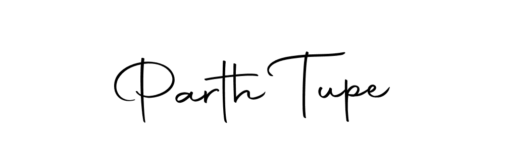 Parth Tupe stylish signature style. Best Handwritten Sign (Autography-DOLnW) for my name. Handwritten Signature Collection Ideas for my name Parth Tupe. Parth Tupe signature style 10 images and pictures png