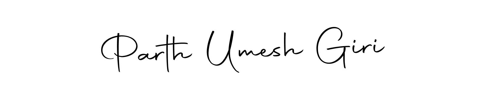Similarly Autography-DOLnW is the best handwritten signature design. Signature creator online .You can use it as an online autograph creator for name Parth Umesh Giri. Parth Umesh Giri signature style 10 images and pictures png