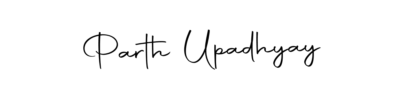 Parth Upadhyay stylish signature style. Best Handwritten Sign (Autography-DOLnW) for my name. Handwritten Signature Collection Ideas for my name Parth Upadhyay. Parth Upadhyay signature style 10 images and pictures png