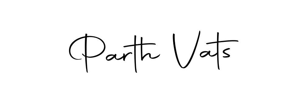 Also we have Parth Vats name is the best signature style. Create professional handwritten signature collection using Autography-DOLnW autograph style. Parth Vats signature style 10 images and pictures png