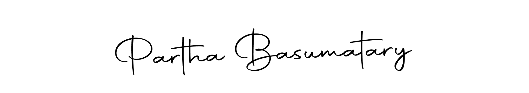 Make a short Partha Basumatary signature style. Manage your documents anywhere anytime using Autography-DOLnW. Create and add eSignatures, submit forms, share and send files easily. Partha Basumatary signature style 10 images and pictures png