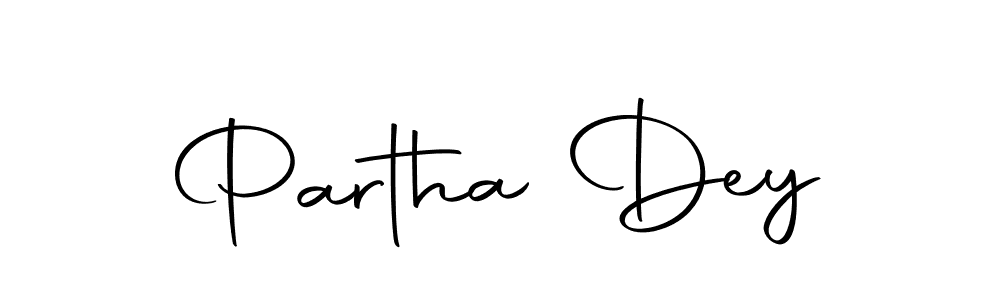 Make a beautiful signature design for name Partha Dey. Use this online signature maker to create a handwritten signature for free. Partha Dey signature style 10 images and pictures png