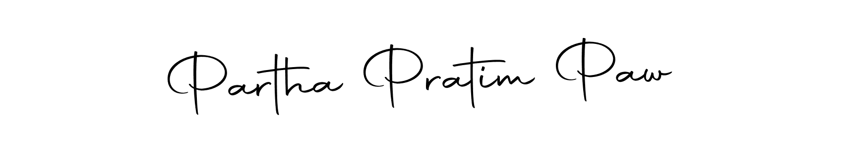 You should practise on your own different ways (Autography-DOLnW) to write your name (Partha Pratim Paw) in signature. don't let someone else do it for you. Partha Pratim Paw signature style 10 images and pictures png