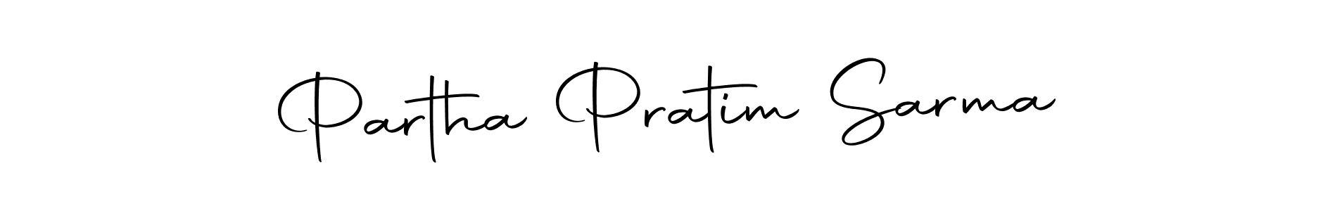 Design your own signature with our free online signature maker. With this signature software, you can create a handwritten (Autography-DOLnW) signature for name Partha Pratim Sarma. Partha Pratim Sarma signature style 10 images and pictures png