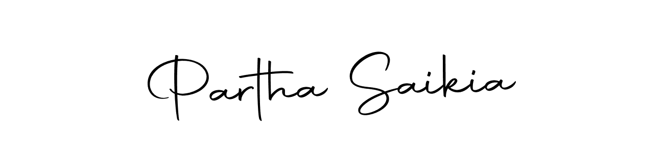 Make a beautiful signature design for name Partha Saikia. Use this online signature maker to create a handwritten signature for free. Partha Saikia signature style 10 images and pictures png