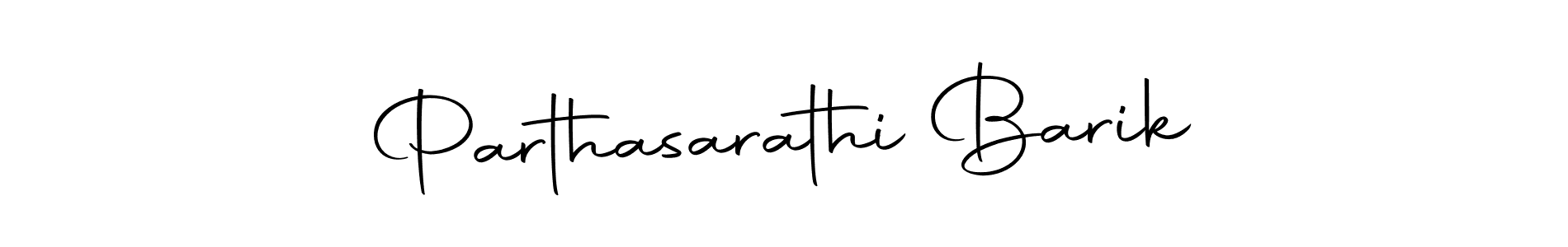 Make a short Parthasarathi Barik signature style. Manage your documents anywhere anytime using Autography-DOLnW. Create and add eSignatures, submit forms, share and send files easily. Parthasarathi Barik signature style 10 images and pictures png