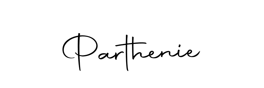 Design your own signature with our free online signature maker. With this signature software, you can create a handwritten (Autography-DOLnW) signature for name Parthenie. Parthenie signature style 10 images and pictures png