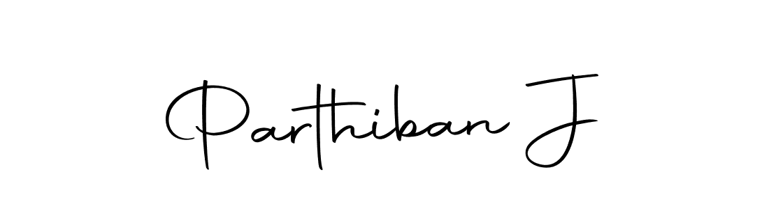 Create a beautiful signature design for name Parthiban J. With this signature (Autography-DOLnW) fonts, you can make a handwritten signature for free. Parthiban J signature style 10 images and pictures png