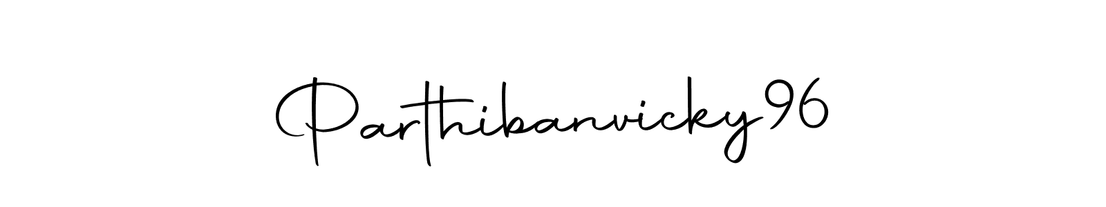 Use a signature maker to create a handwritten signature online. With this signature software, you can design (Autography-DOLnW) your own signature for name Parthibanvicky96. Parthibanvicky96 signature style 10 images and pictures png