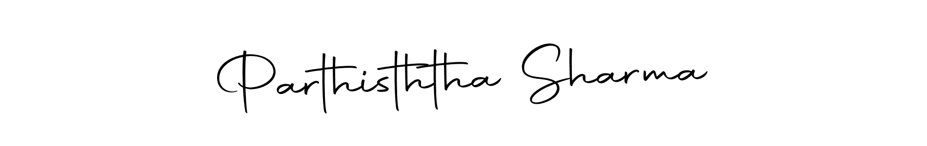 Make a short Parthisththa Sharma signature style. Manage your documents anywhere anytime using Autography-DOLnW. Create and add eSignatures, submit forms, share and send files easily. Parthisththa Sharma signature style 10 images and pictures png