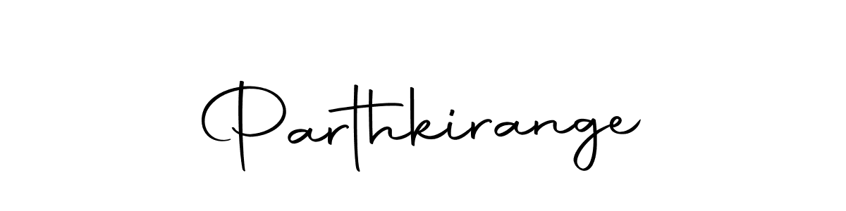 Make a beautiful signature design for name Parthkirange. Use this online signature maker to create a handwritten signature for free. Parthkirange signature style 10 images and pictures png