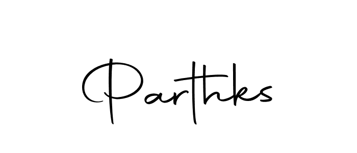 The best way (Autography-DOLnW) to make a short signature is to pick only two or three words in your name. The name Parthks include a total of six letters. For converting this name. Parthks signature style 10 images and pictures png