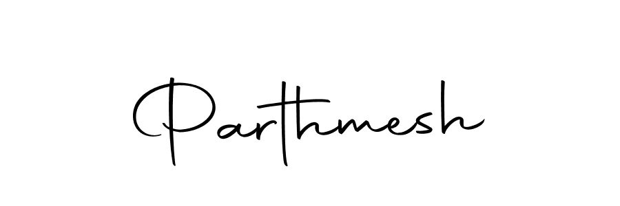 You should practise on your own different ways (Autography-DOLnW) to write your name (Parthmesh) in signature. don't let someone else do it for you. Parthmesh signature style 10 images and pictures png