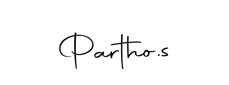 Partho.s stylish signature style. Best Handwritten Sign (Autography-DOLnW) for my name. Handwritten Signature Collection Ideas for my name Partho.s. Partho.s signature style 10 images and pictures png