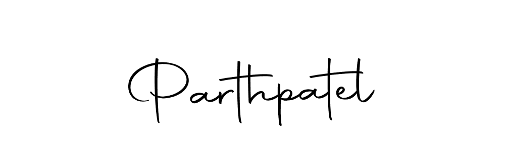 Create a beautiful signature design for name Parthpatel. With this signature (Autography-DOLnW) fonts, you can make a handwritten signature for free. Parthpatel signature style 10 images and pictures png