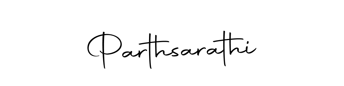 Create a beautiful signature design for name Parthsarathi. With this signature (Autography-DOLnW) fonts, you can make a handwritten signature for free. Parthsarathi signature style 10 images and pictures png
