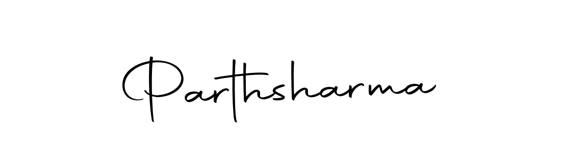 Design your own signature with our free online signature maker. With this signature software, you can create a handwritten (Autography-DOLnW) signature for name Parthsharma. Parthsharma signature style 10 images and pictures png