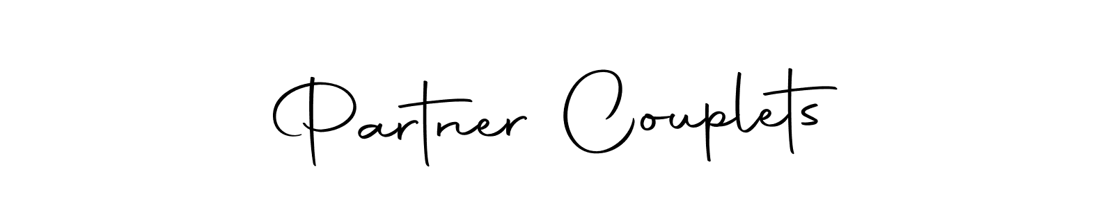 if you are searching for the best signature style for your name Partner Couplets. so please give up your signature search. here we have designed multiple signature styles  using Autography-DOLnW. Partner Couplets signature style 10 images and pictures png