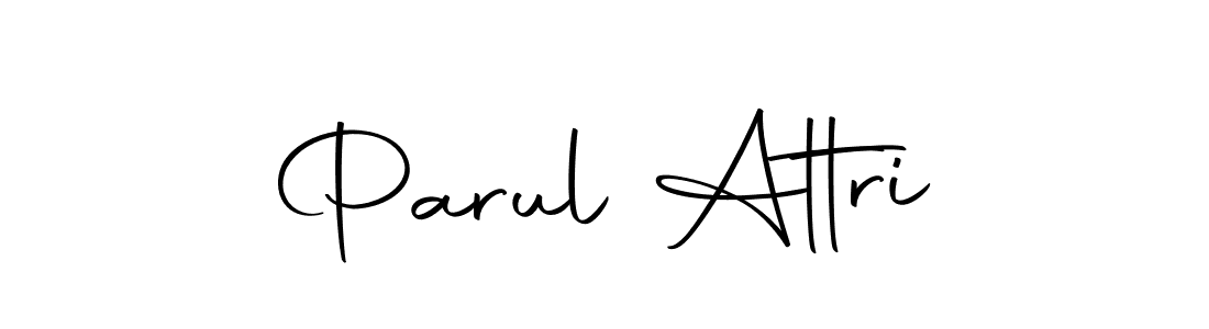 The best way (Autography-DOLnW) to make a short signature is to pick only two or three words in your name. The name Parul Attri include a total of six letters. For converting this name. Parul Attri signature style 10 images and pictures png