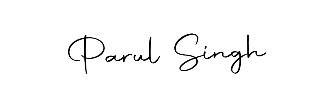 Design your own signature with our free online signature maker. With this signature software, you can create a handwritten (Autography-DOLnW) signature for name Parul Singh. Parul Singh signature style 10 images and pictures png
