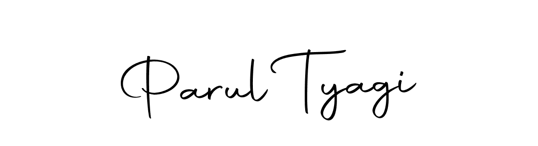 The best way (Autography-DOLnW) to make a short signature is to pick only two or three words in your name. The name Parul Tyagi include a total of six letters. For converting this name. Parul Tyagi signature style 10 images and pictures png