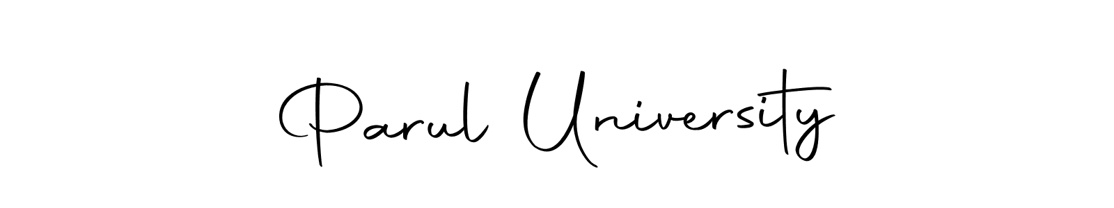 How to make Parul University signature? Autography-DOLnW is a professional autograph style. Create handwritten signature for Parul University name. Parul University signature style 10 images and pictures png