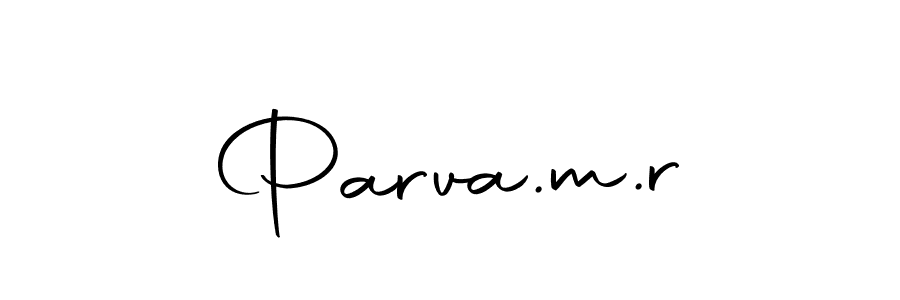 Parva.m.r stylish signature style. Best Handwritten Sign (Autography-DOLnW) for my name. Handwritten Signature Collection Ideas for my name Parva.m.r. Parva.m.r signature style 10 images and pictures png
