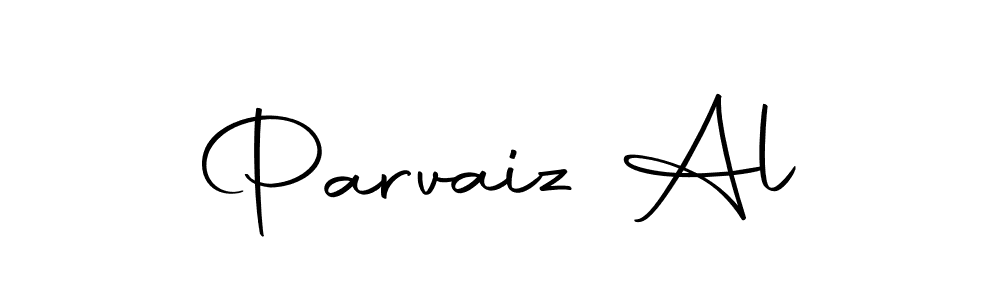 How to make Parvaiz Al name signature. Use Autography-DOLnW style for creating short signs online. This is the latest handwritten sign. Parvaiz Al signature style 10 images and pictures png