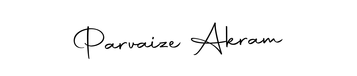 How to make Parvaize Akram name signature. Use Autography-DOLnW style for creating short signs online. This is the latest handwritten sign. Parvaize Akram signature style 10 images and pictures png