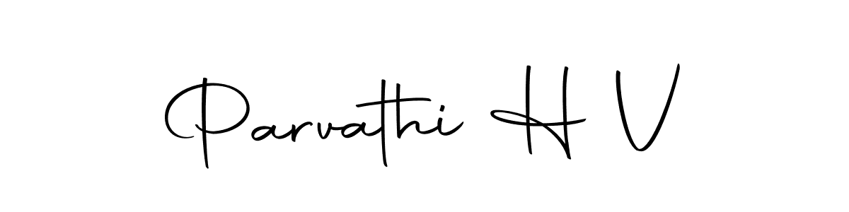 It looks lik you need a new signature style for name Parvathi H V. Design unique handwritten (Autography-DOLnW) signature with our free signature maker in just a few clicks. Parvathi H V signature style 10 images and pictures png