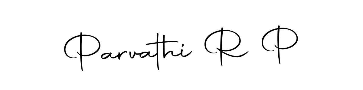 Parvathi R P stylish signature style. Best Handwritten Sign (Autography-DOLnW) for my name. Handwritten Signature Collection Ideas for my name Parvathi R P. Parvathi R P signature style 10 images and pictures png