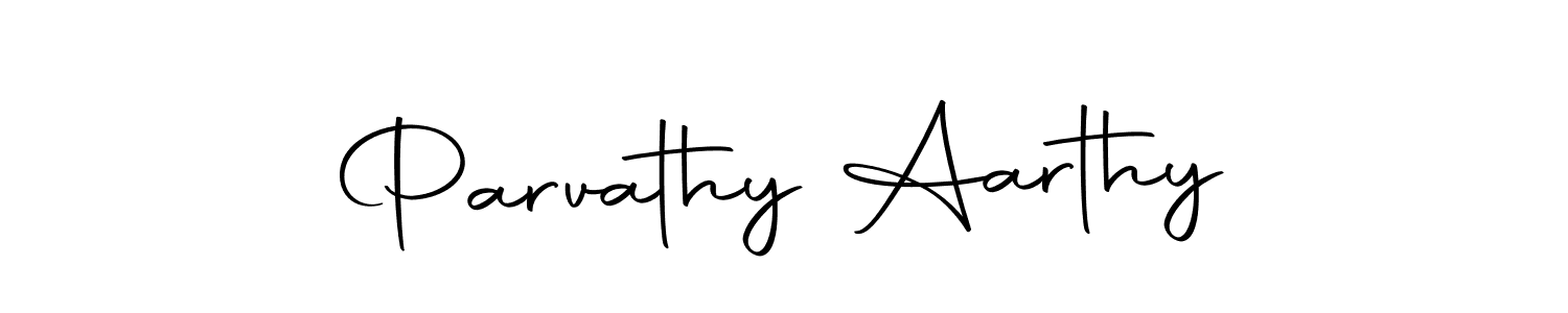 Design your own signature with our free online signature maker. With this signature software, you can create a handwritten (Autography-DOLnW) signature for name Parvathy Aarthy. Parvathy Aarthy signature style 10 images and pictures png