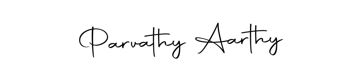 Design your own signature with our free online signature maker. With this signature software, you can create a handwritten (Autography-DOLnW) signature for name Parvathy Aarthy. Parvathy Aarthy signature style 10 images and pictures png