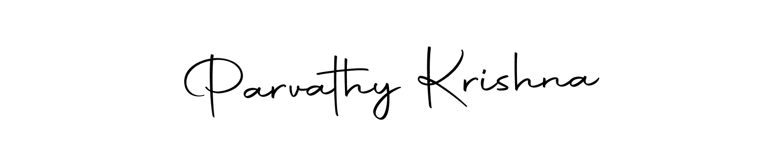 It looks lik you need a new signature style for name Parvathy Krishna. Design unique handwritten (Autography-DOLnW) signature with our free signature maker in just a few clicks. Parvathy Krishna signature style 10 images and pictures png
