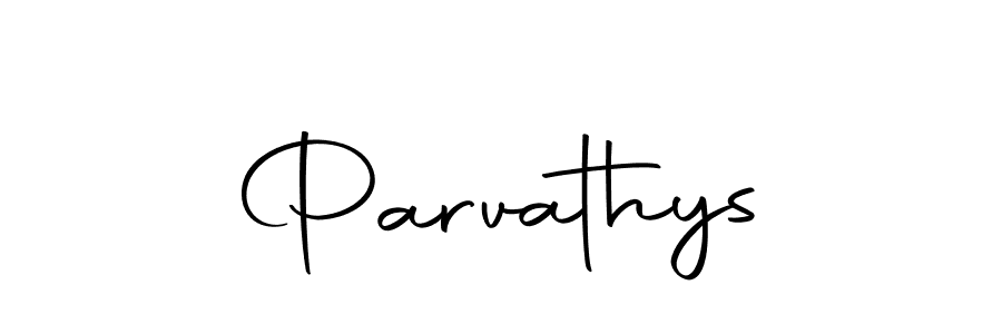 if you are searching for the best signature style for your name Parvathys. so please give up your signature search. here we have designed multiple signature styles  using Autography-DOLnW. Parvathys signature style 10 images and pictures png